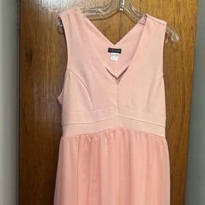 VENUS Pink Strapless Sundress for Prom